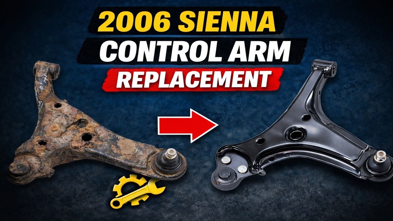 How to Replace Lower Control Arm – Toyota Sienna DIY