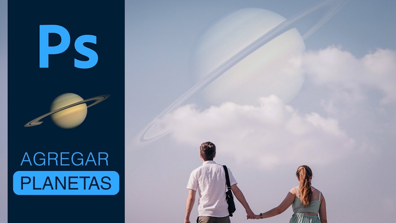 Inserta el Planeta Saturno 🪐 en el cielo de tu Foto con Photoshop