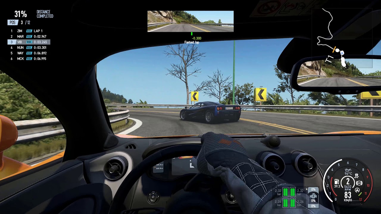 PROJECT CARS 2 McLaren 570S California Highway Full Race Gameplay 4K 60FPS