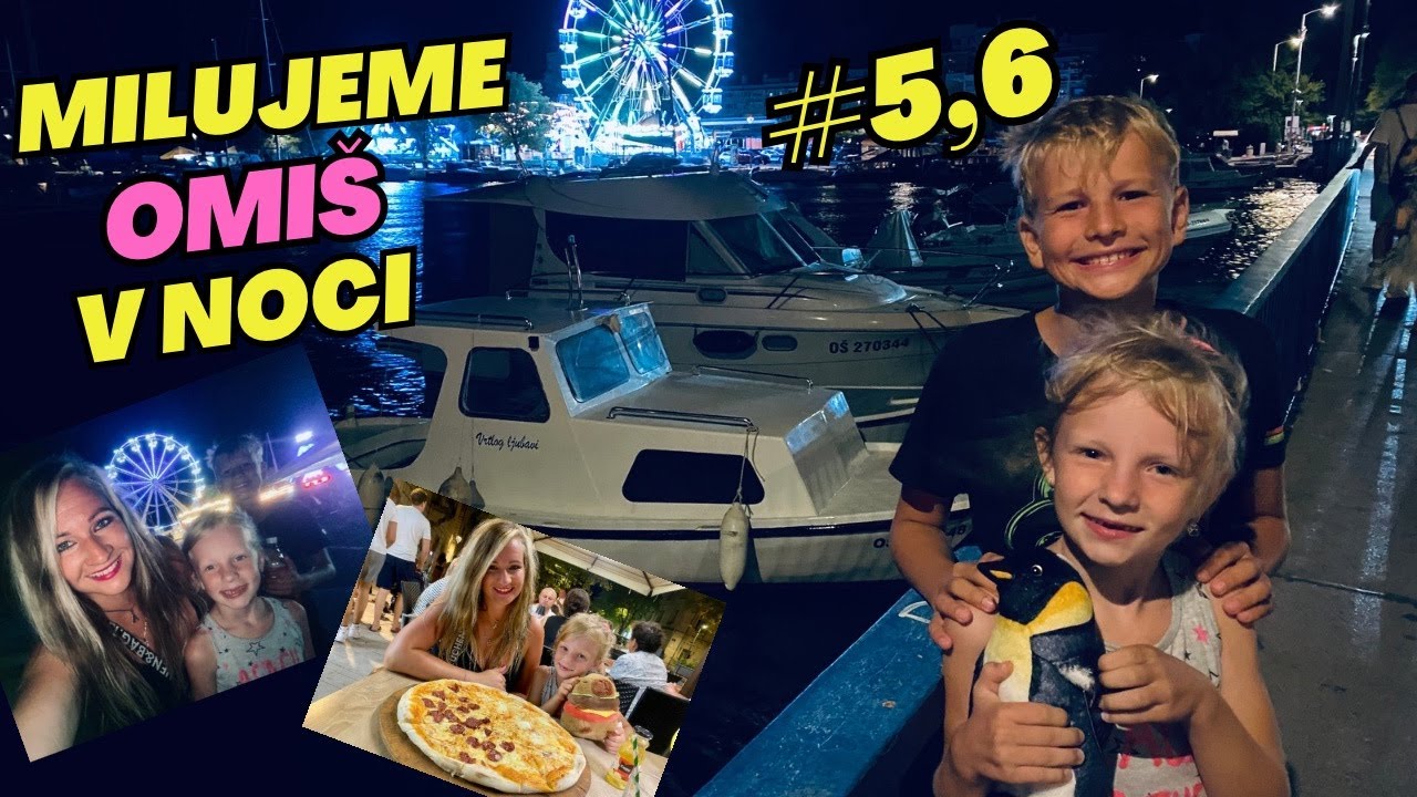Chorvatsko 2025 🌴🌴- #5,6 Prší,grilujeme, je krásně teplé moře a utrácíme v noci v Omiši