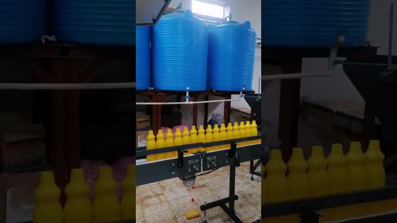 Ligne de conditionnement de javel en bouteille - SAGIREM