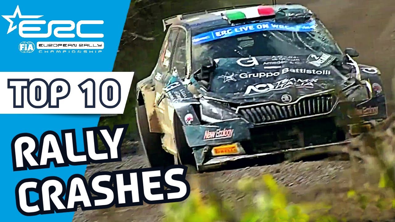 Top 10 Crashes Of The 2022 ERC Season