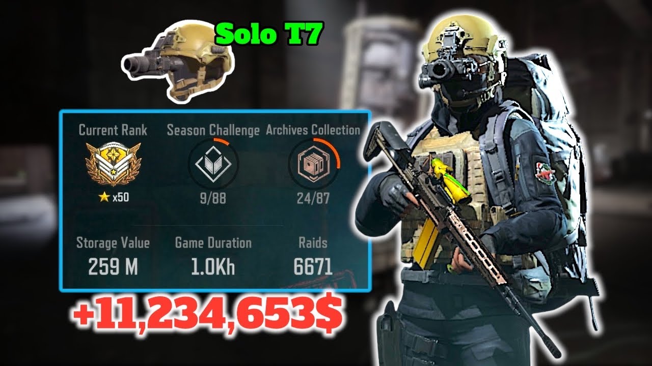 Solo T7 New Armory Nightmode is 🔥| Arena Breakout