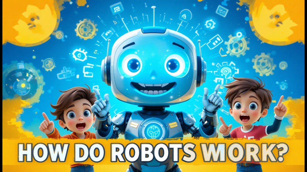 How Do Robots Work | Machines and Coding | @KidzCuriousmiru  #sciencefacts  #codingforkids