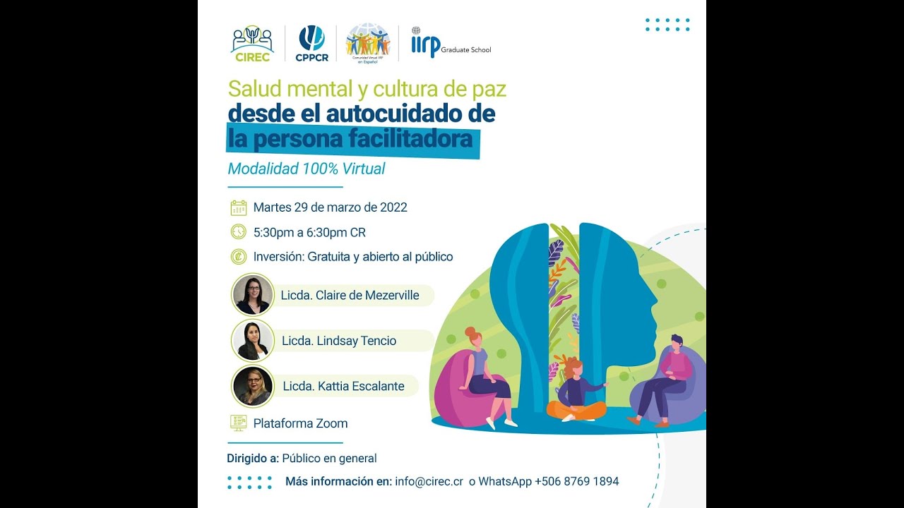 Salud mental y cultura de paz: El Autocuidado de la persona facilitadora