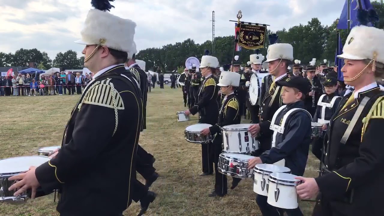 Harmonie L'Union Born - Taptoe Born 2018 - Opkomst Union Mars