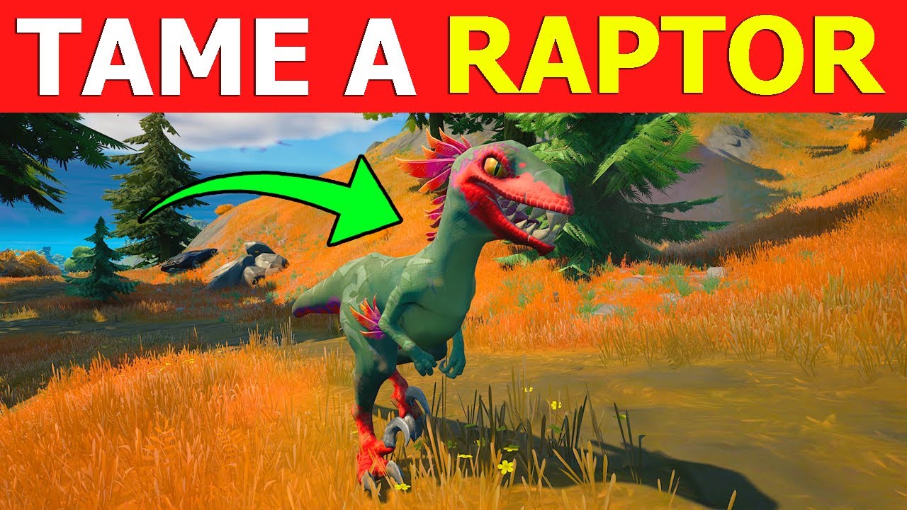 How to Tame a Raptor in Fortnite (Where to Find Raptors)