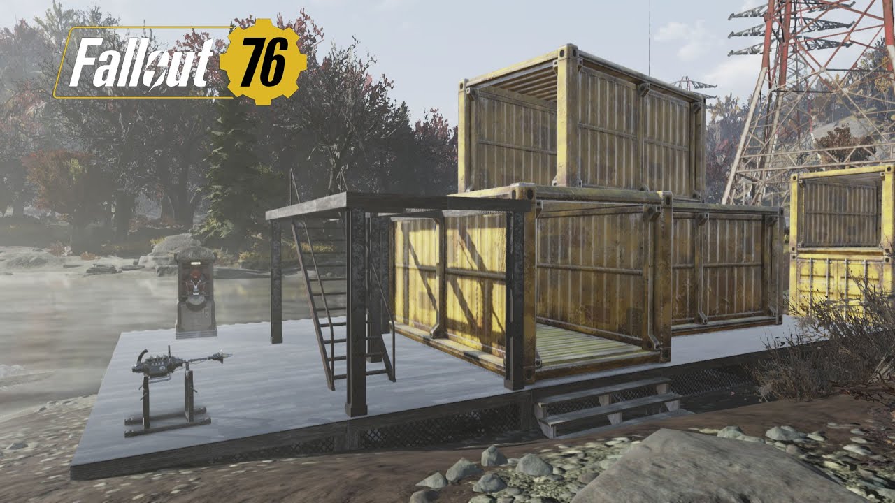Fallout 76 - Yellow Shipping Container / Army Plasma Caster / Fortune Teller - Review