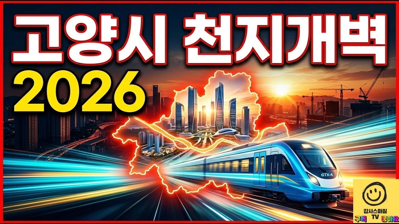 지금은 조용하지만… 2026년 고양시는 완전히 달라집니다