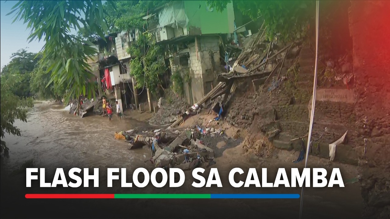 Dalawa nawawala sa flash flood sa Calamba City, Laguna