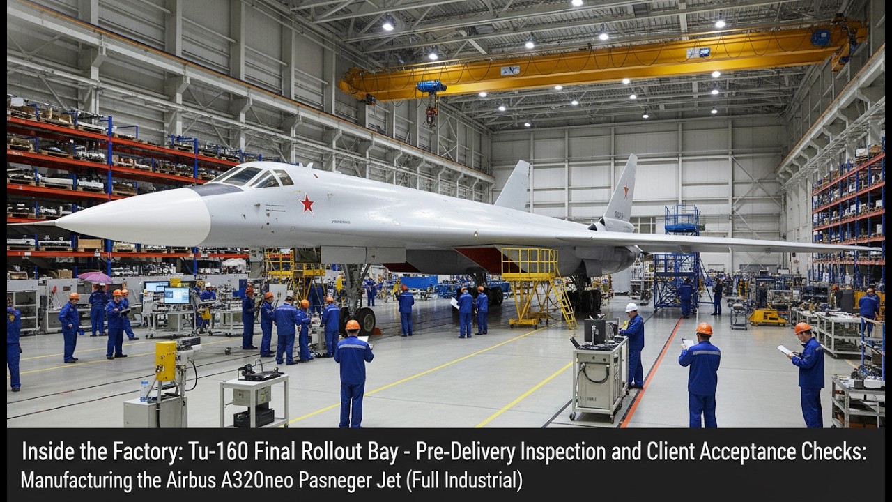 Inside the Factory: Tu-160 Strategic Bomber Final Rollout & Client Inspection Phase