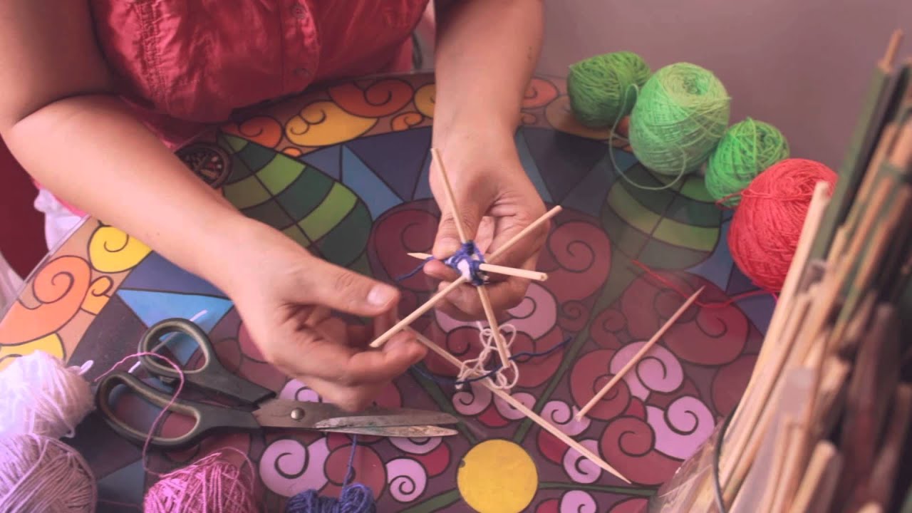 Encuentros con el Arte - Ojo de Dios Tridimensional