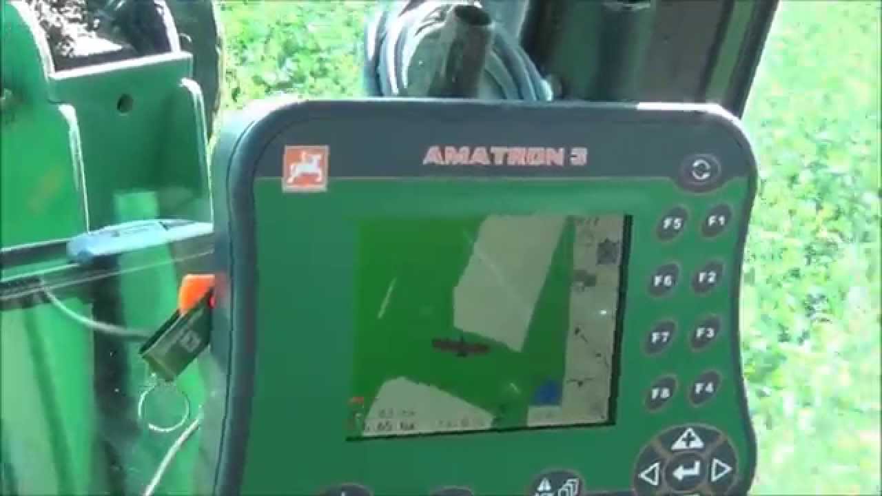 Amazone ZA-M 1501 Profis Hydro + Amatron 3 GPS Switch - Om&oacute;wienie pracy rozsiewacza