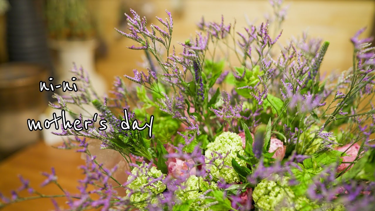 花屋vlog #21【mother's day】母の日に贈るフラワーアレンジメント　これが花屋の仕事だ！