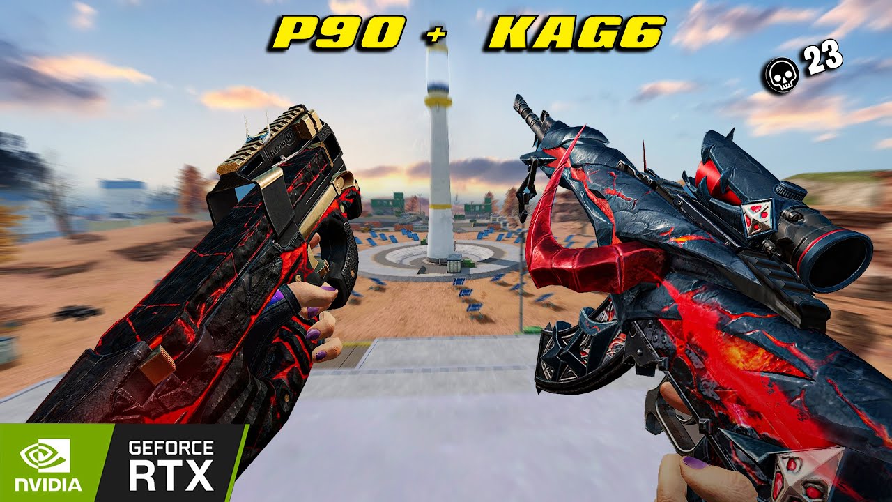 P90 ABYSS + KAG6 SOULDBLAZE 23 KILL BLOOD STRIKE RANDOM SQUAD MAX GRAPHIC