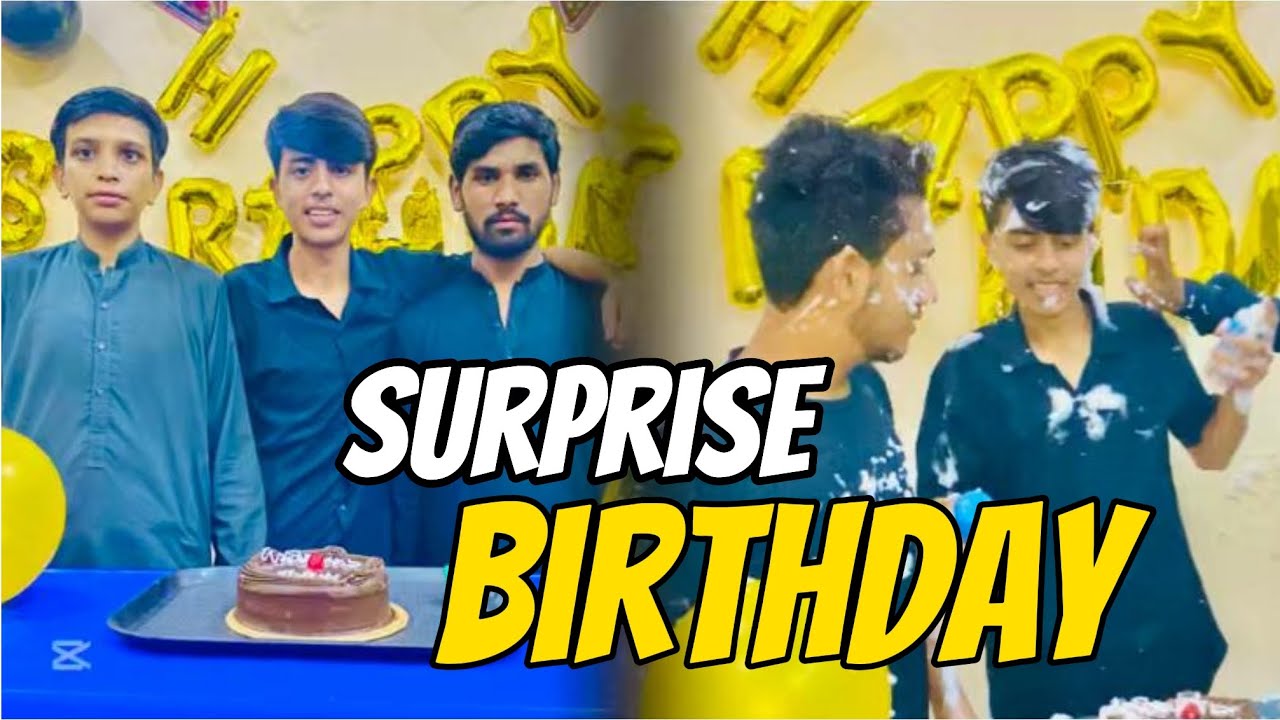 #Surprised Birthday 🎂 Celebration 🎉 from ||  brother and friends #vlog 
