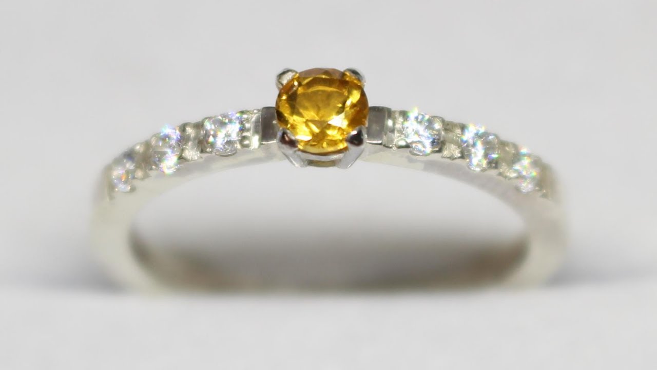 MAKING A SILVER CITRINE RING