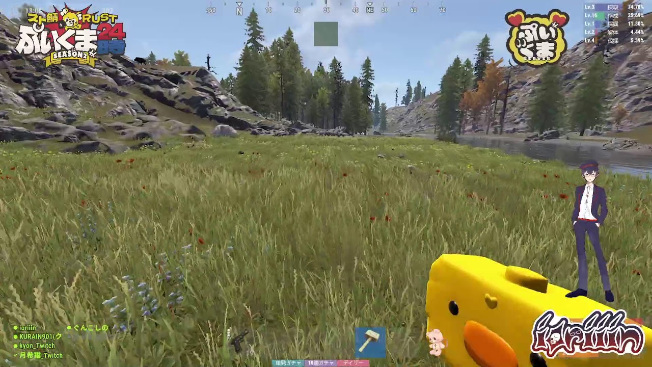 【#ぷいらす：スト鯖Rust10】 BPとか武器ほしいなー！