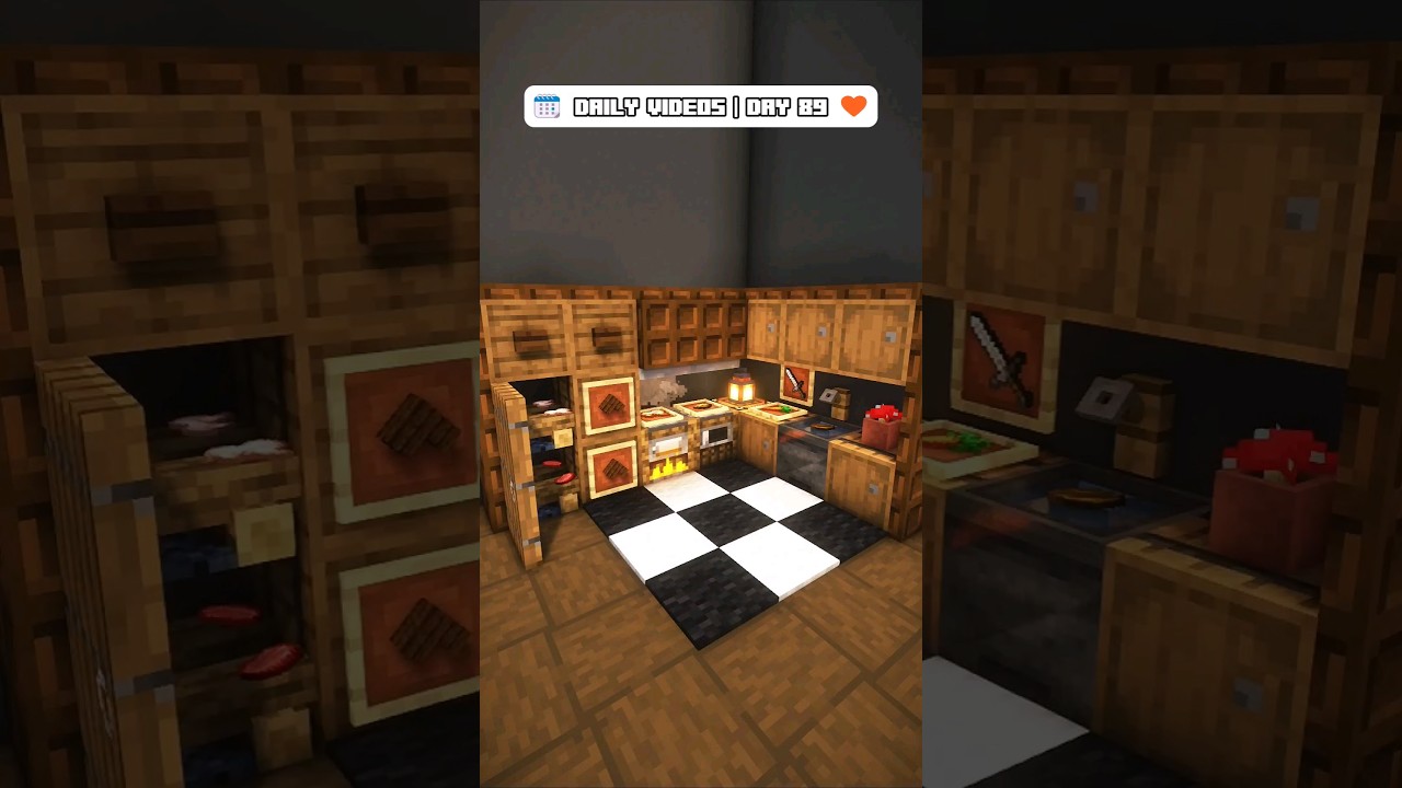 Minecraft Mini Builds Ep. 27 | Easy Kitchen Design