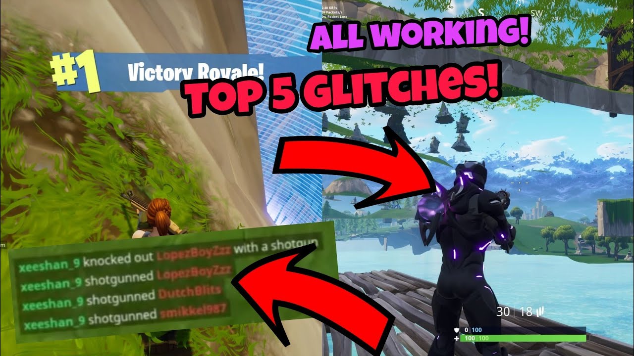 Fortnite Glitches Season 5 (Top 5) All best Season 5 glitches PS4/Xbox one 2018