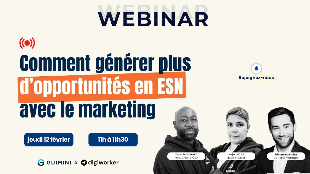 Marketing ESN : comment générer plus d’opportunités commerciales ? (Replay Webinar)