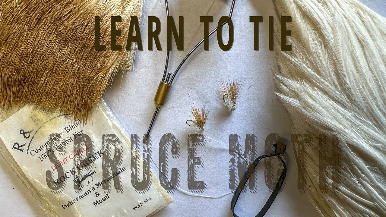 Learn To Tie a Spruce Moth - Great Beginner Fly Lesson | Fly Fishing Waters