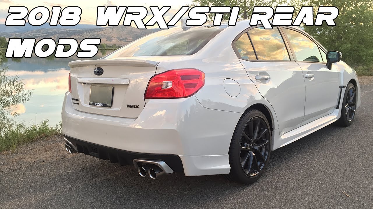 2018 WRX/STI: USDM Aero Splash Guards & JDM Exhaust Finisher Install