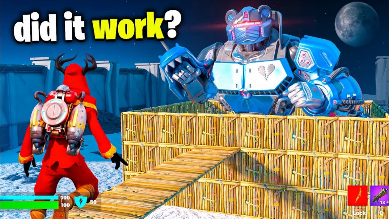 Я пытался остановить событие «Столкновение роботов»! (Fortnite, 3-й сезон)