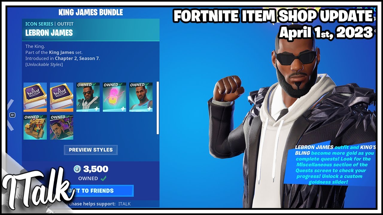 Fortnite Item Shop WRESTLEMANIA IS ON, PLEASE HURRY! [April 1st, 2023] (Fortnite Battle Royale)