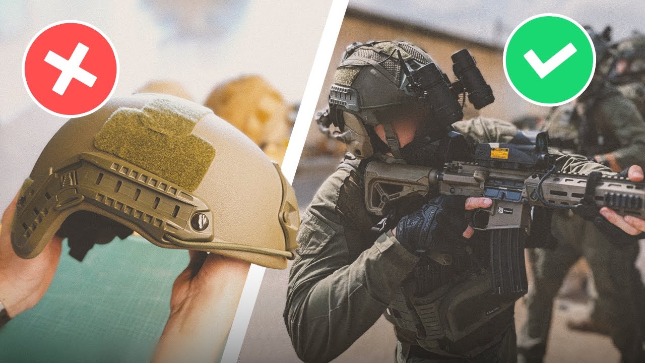 קסדות טקטיות: כל הטעויות שיכולות לעלות לכם בחייכם