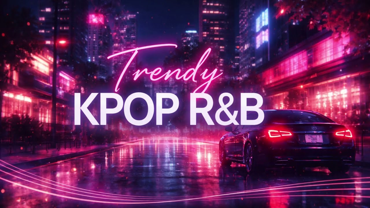 Trendy KPOP R&B 🌙 Chill Korean R&B Music for Night Drive