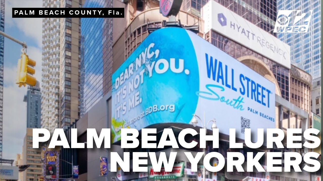 Wall Street South? Florida woos NYC firms with bold Times Square breakup ad