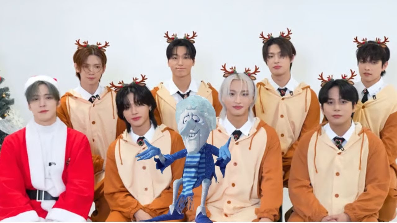 Casting Ateez as Rankin Bass Christmas Characters