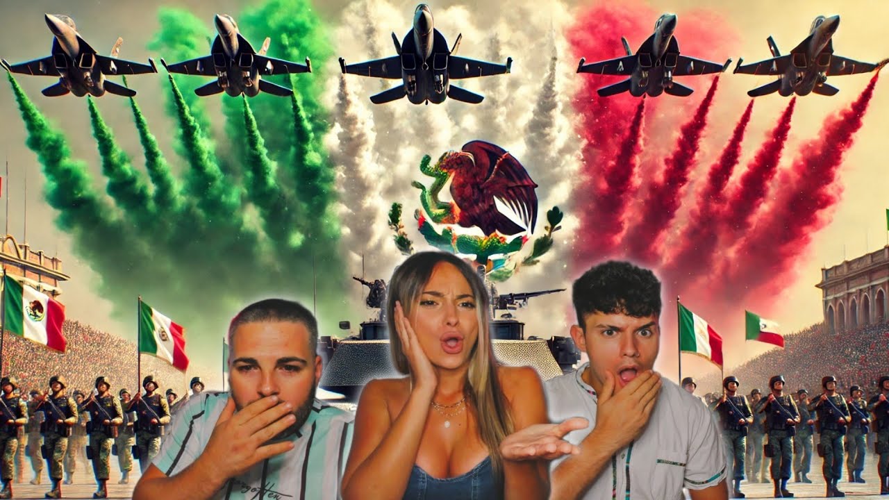 🇪🇸 ESPAÑOLES REACCIONAN al DESFILE MILITAR de MÉXICO 2024 en EL ZÓCALO 🇲🇽 *por PRIMERA VEZ*