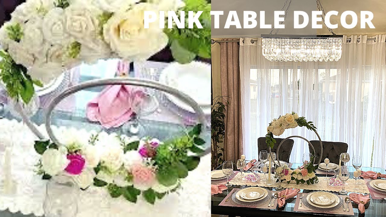 Must See ✨Pink/Spring Table Setting | How To Decorate a High End Tablescape | Wedding Centerpiece