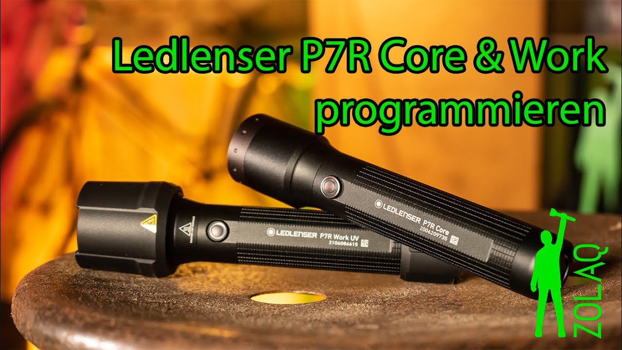 Ledlenser P7R Core & Work programmieren