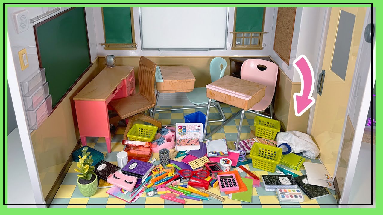 Organizing my mini School 🏫 | Our Generation Awesome Academy ✨ ASMR No Talking