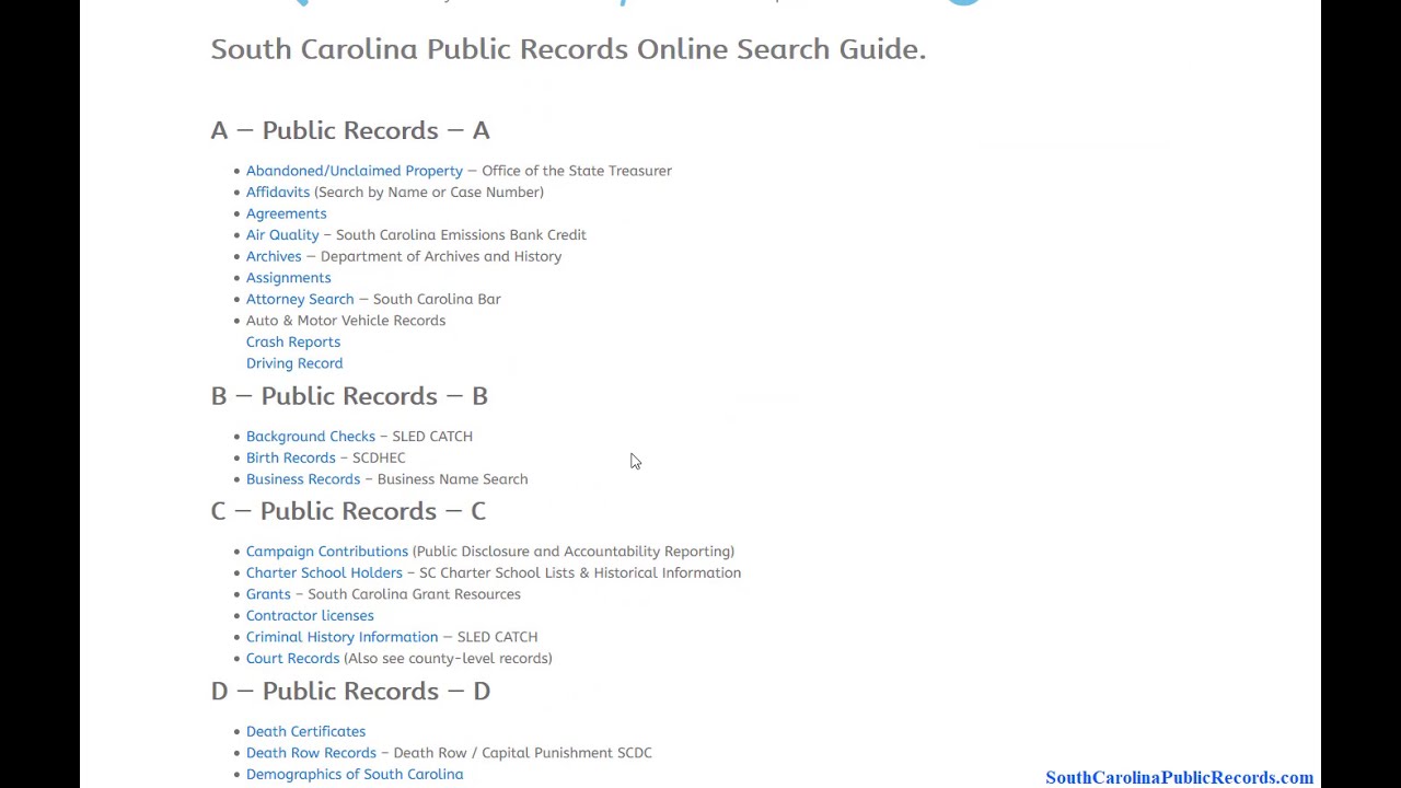South Carolina Vital Records (Birth, Death, Marriage, Divorce Record Search Guide).