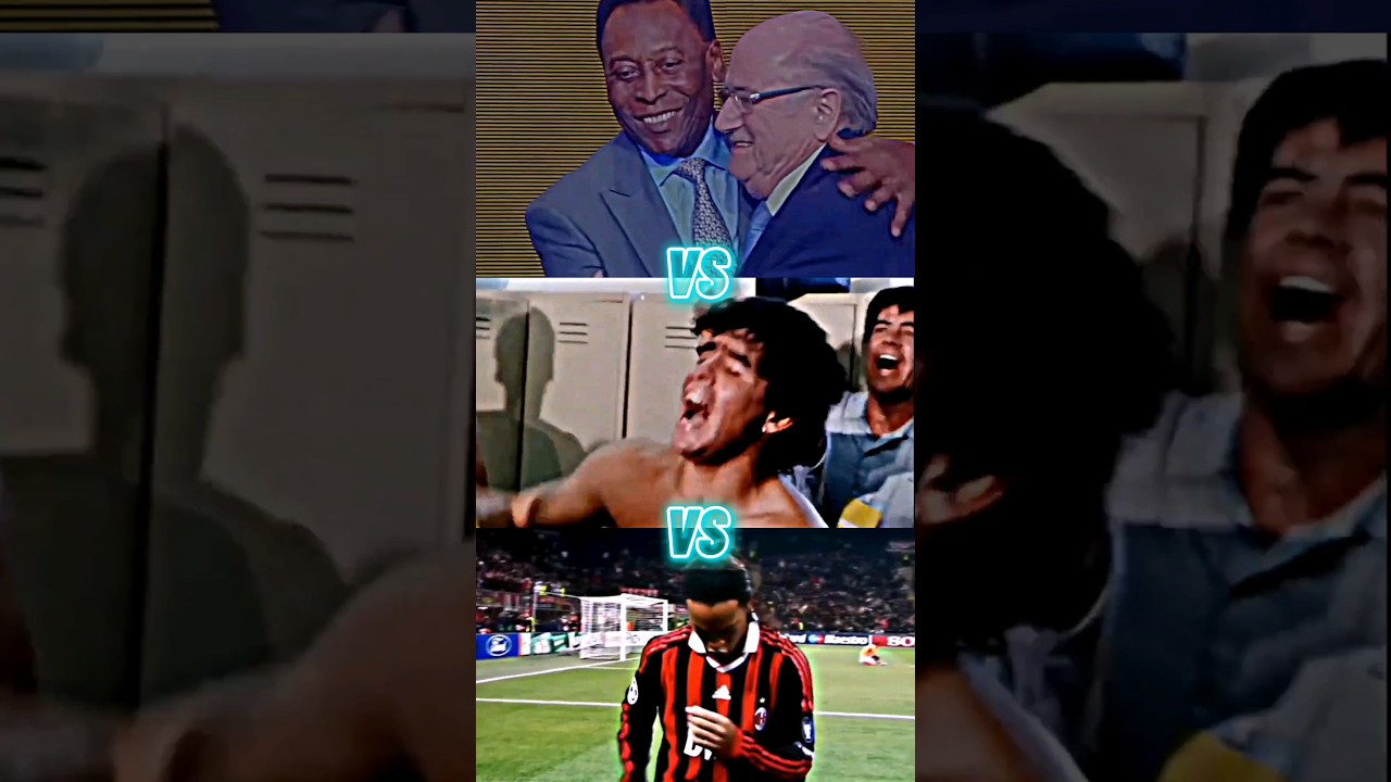 Pele VS Maradona VS Ronaldinho 😯🔥(Who İs The Old Goat)😈💪💥