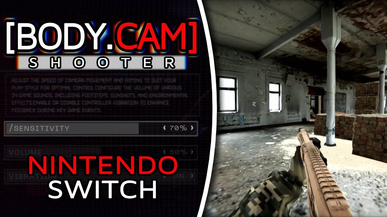 BODY CAM SHOOTER - Nintendo Switch Gameplay