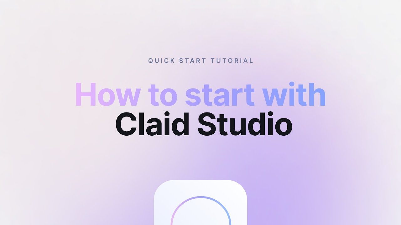 Claid Studio Tutorial
