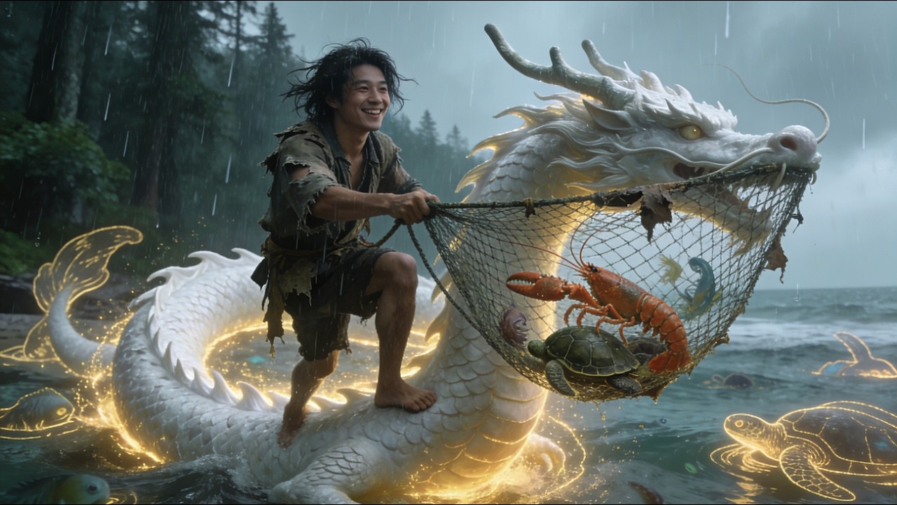 【完結】🔥 窮小子獲神龍分身，海底透視操控拉滿，趕海狂撈珍稀海貨，從漁民逆襲億萬富豪！