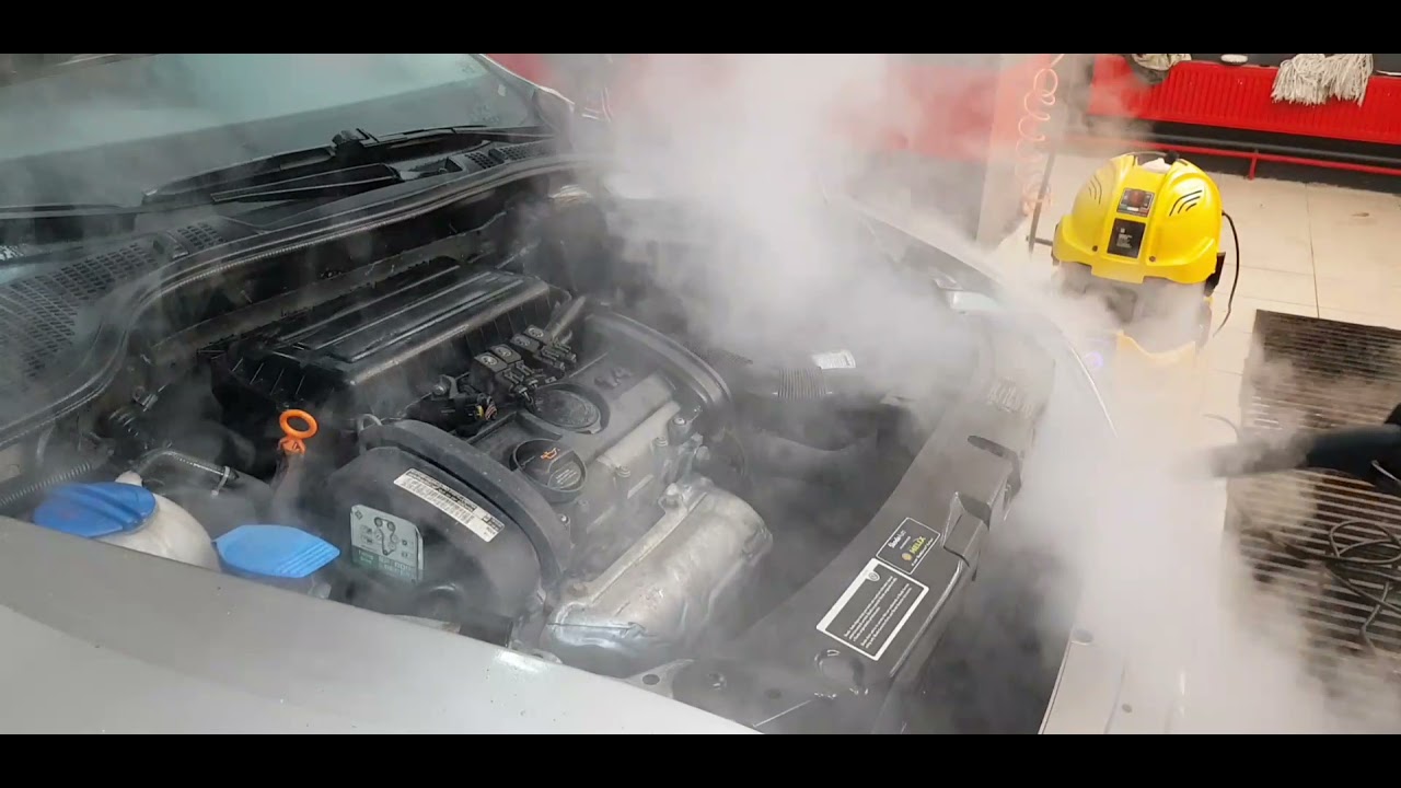 Cleaning of the  SKODA OCTAVIA engine
