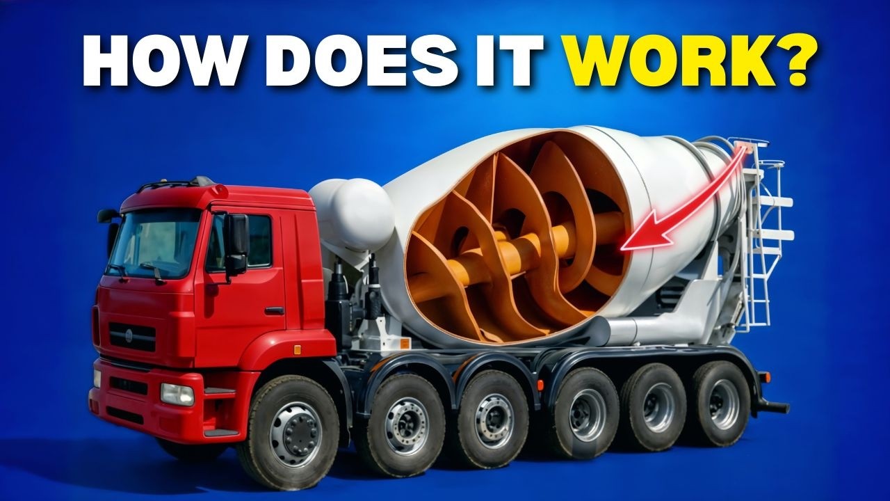 Why Do Concrete Mixer Trucks Never Stop Spinning?
