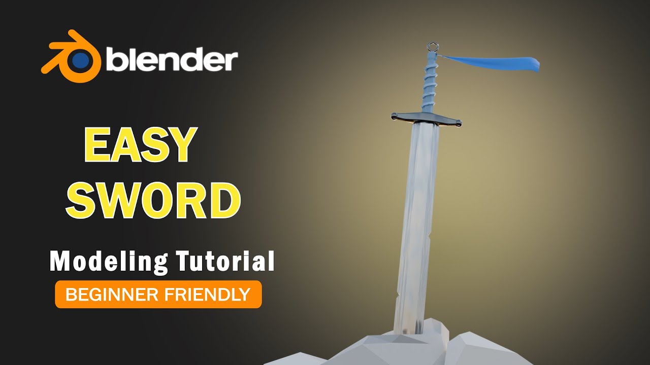 Easy Sword Modeling in Blender