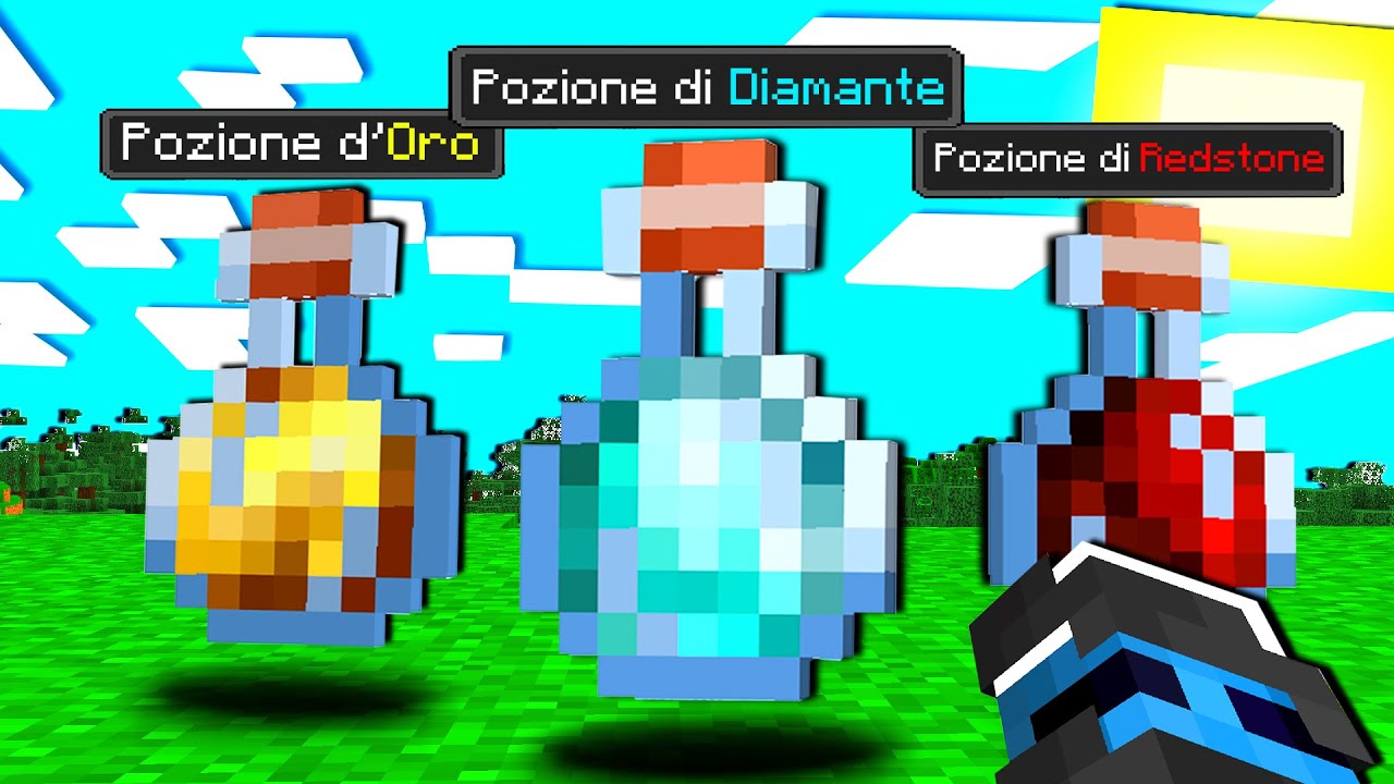 MINECRAFT MA TUTTI I MINERALI SONO POZIONI - ITA