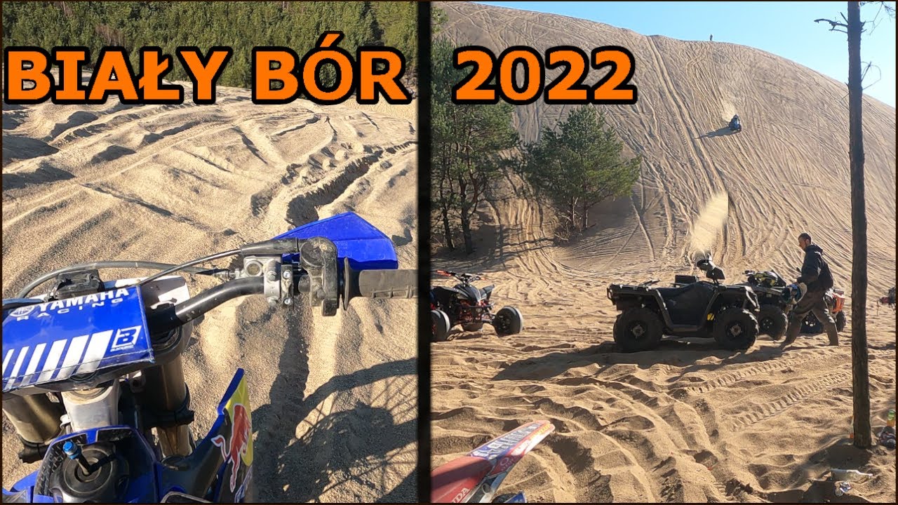 Biały Bór Yamaha yz125  *NAJWIĘKSZA GÓRA Z PIASKU*