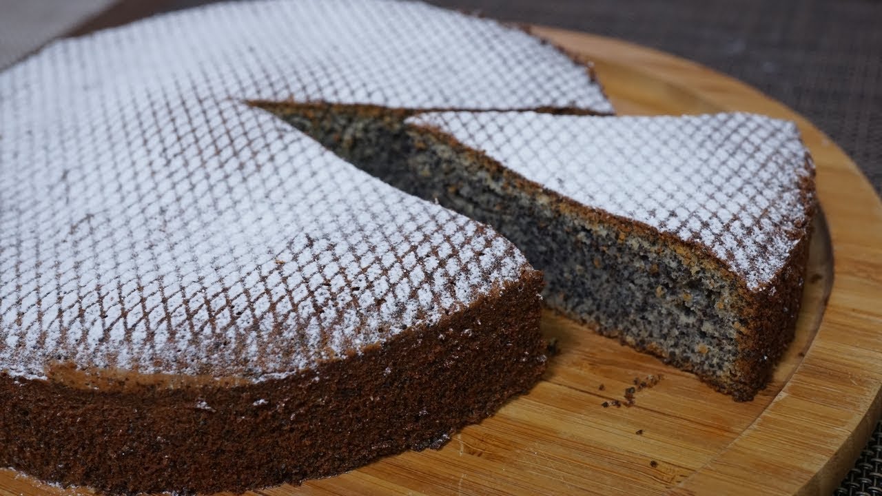 【お菓子作り】ケシの実ケーキ『モーントルテ』/ poppy seed cake 