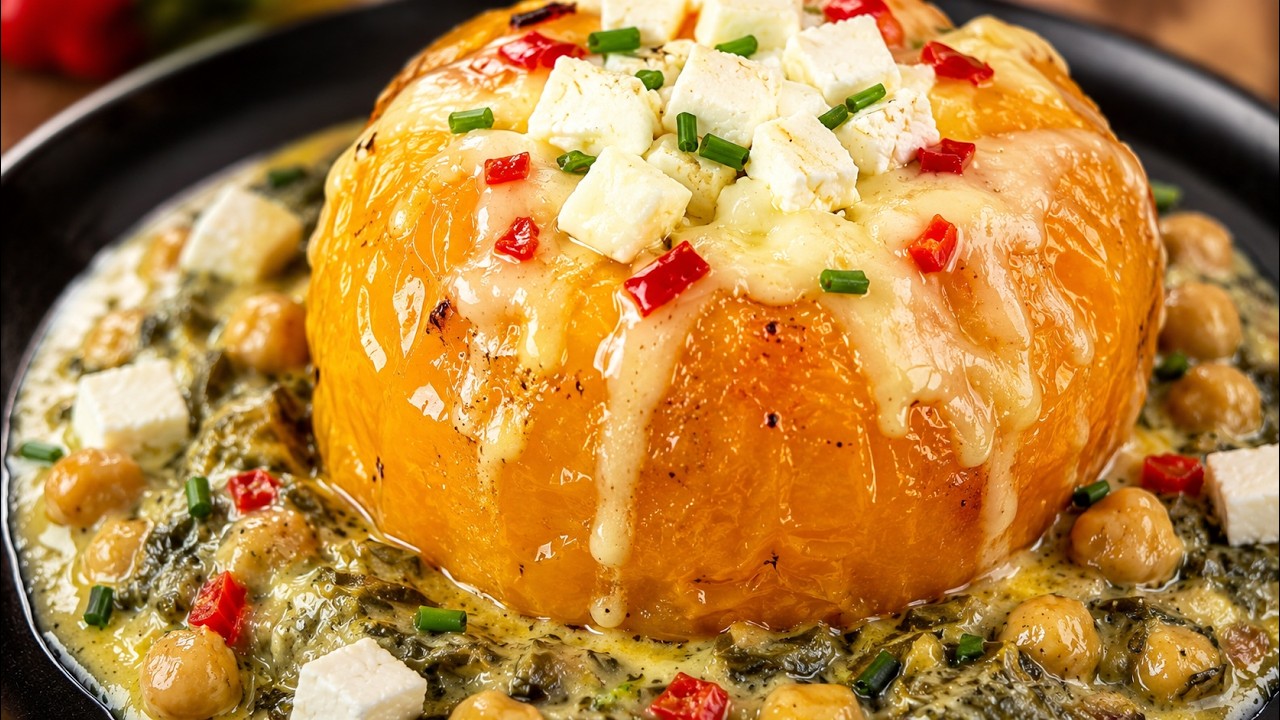 Mediterranean Vegetarian Stuffed Peppers 🌶 | Chickpeas & Feta
