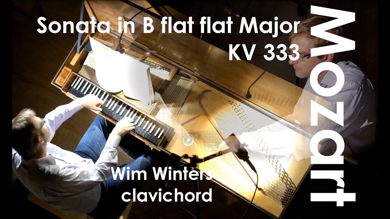 W.A.Mozart :: Sonata in B flat Major, KV 333 :: Wim Winters, clavichord